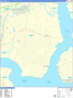 Perth Amboy Wall Map Zip Code